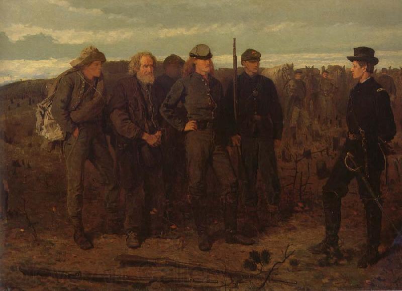Winslow Homer Prisonniers ramenes du front Germany oil painting art